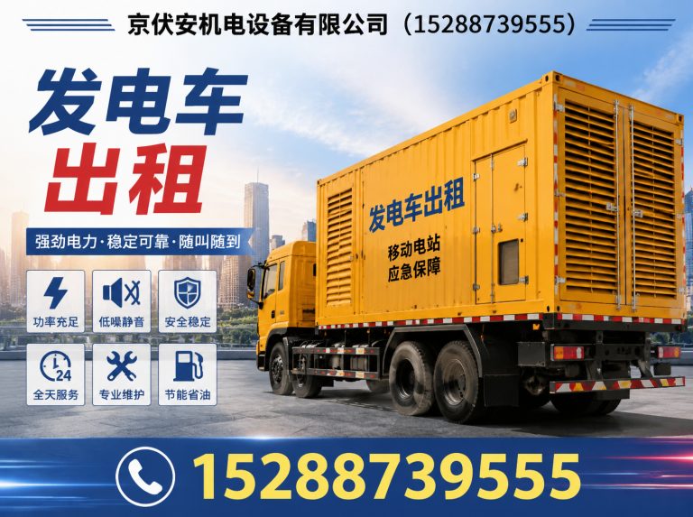 石嘴山应急发电机出租展示图