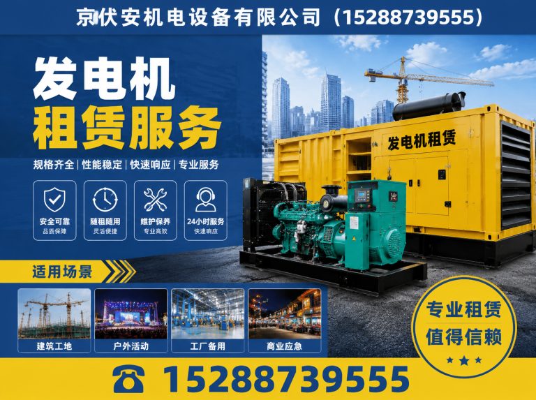 石嘴山柴油发电机组出租展示图